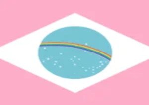 Bandeira do Brasil Orgulho LGBTQIA+